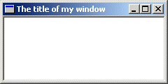 Una finestra semplice